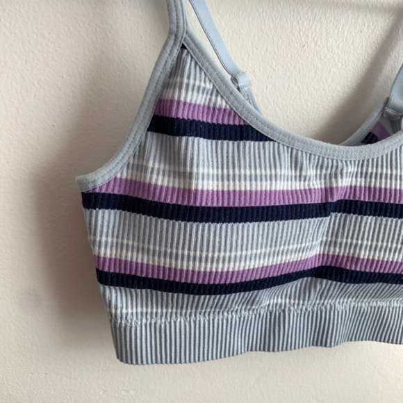 Lucky Brand Multicolor Striped Seamless Bralette - Picture 4 of 8
